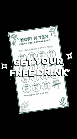 Coupon for free drink